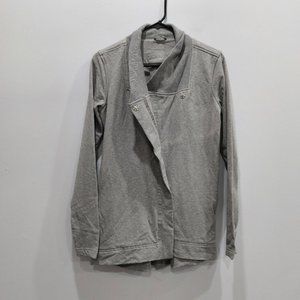 Lululemon Belle Wrap Sweatshirt Cardigan Heathered Medium Grey